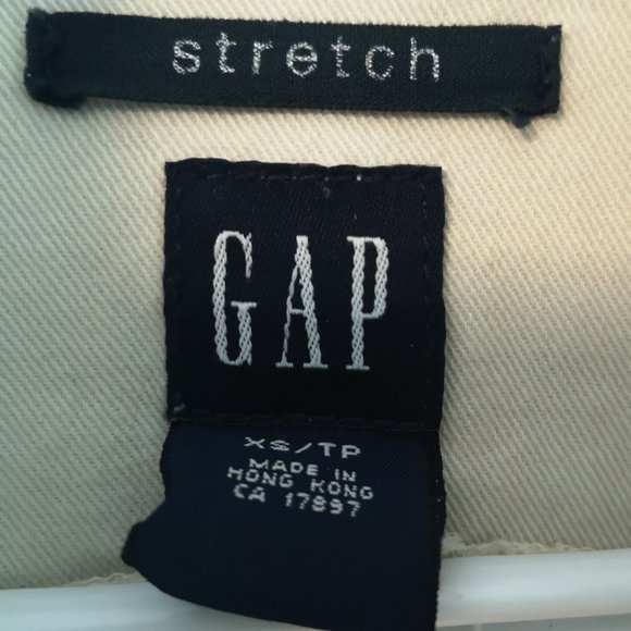 GAP - Fabulous Custom Light Beige Jean Jacket with Hand-painted - Picture 3 of 4